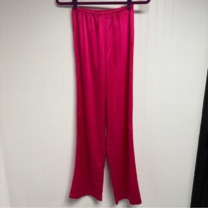 Skims Shine Satin Elastic Waistband Lounge Pajama Pants